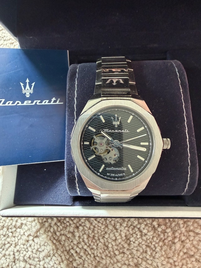 Maserati Skeleton Automatic Watch
