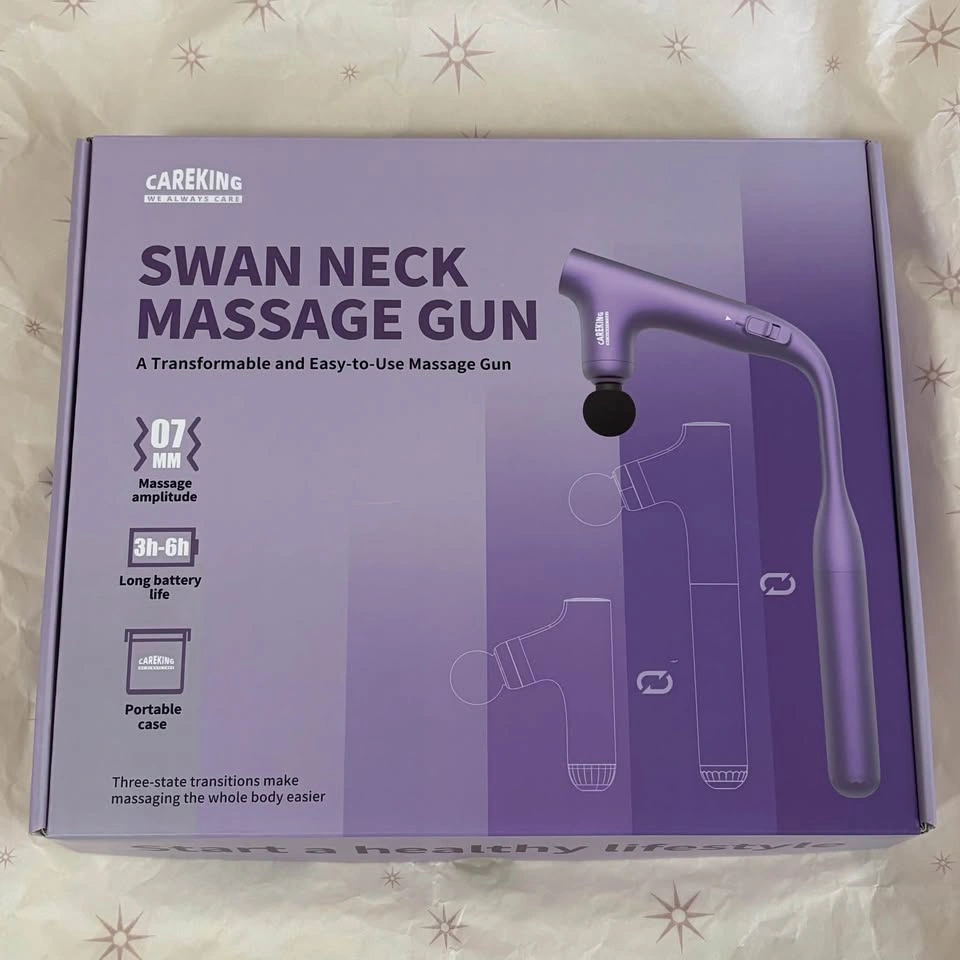 Brand New 3-in-1 Detachable Massage Gun (Purple) - photo 2