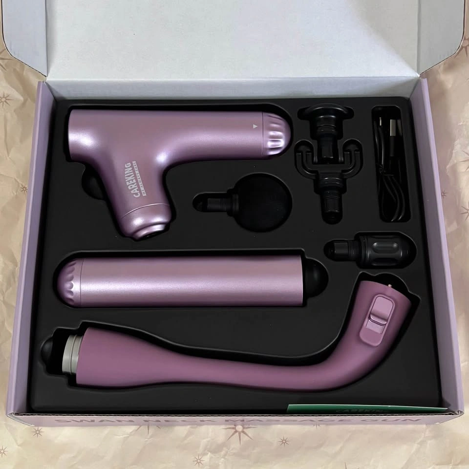 Brand New 3-in-1 Detachable Massage Gun (Purple) - photo 3