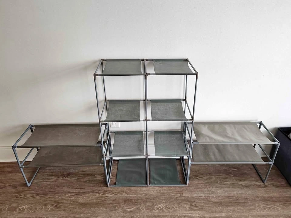 Modular Fabric Shoe Rack Organizer