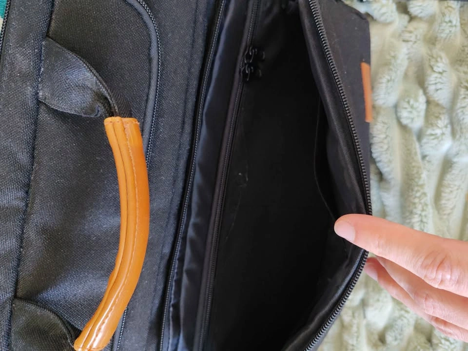 DOMISO Black Laptop Messenger Bag - photo 2