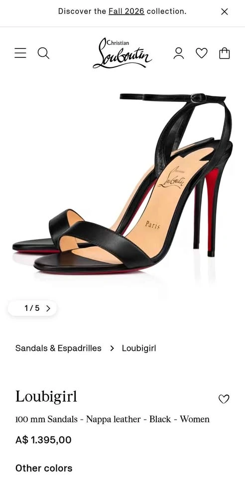 Christian Louboutin Loubigirl 100mm Heels