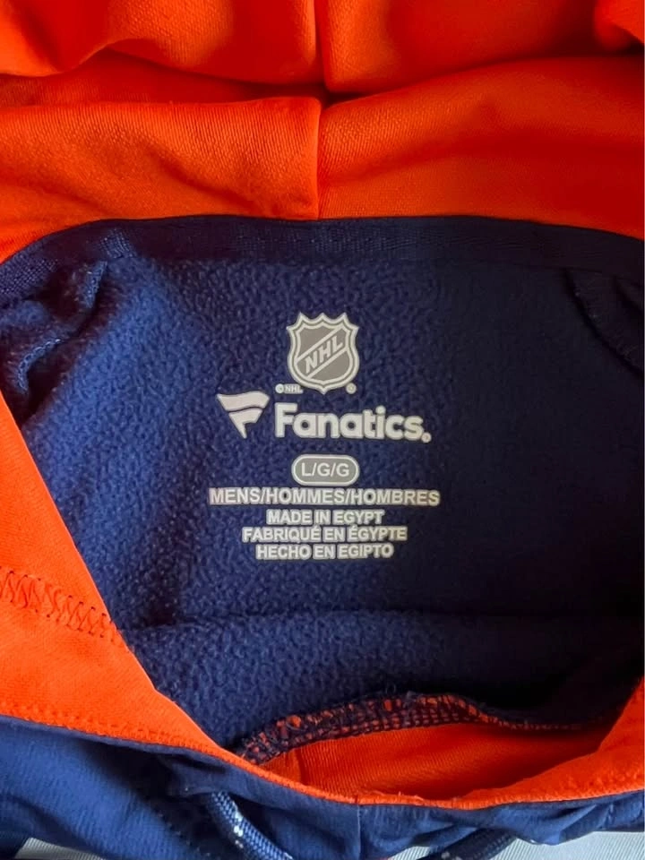 Fanatics Edmonton Oilers Hoodie - Men's Large - photo 3