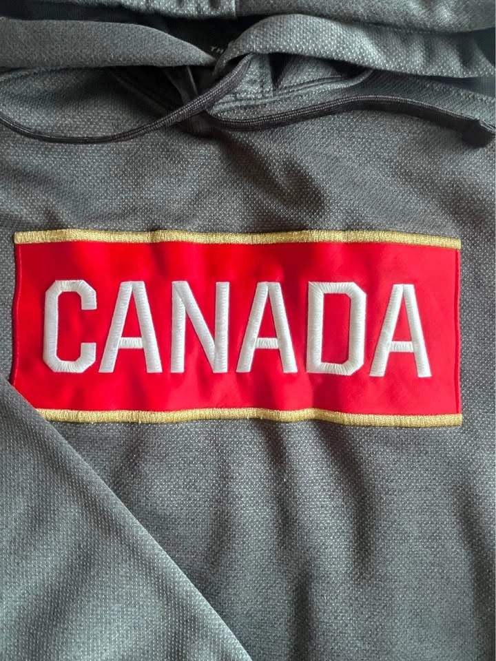 Nike Therma-Fit Hockey Canada Gray Hoodie - Men’s Medium - photo 2