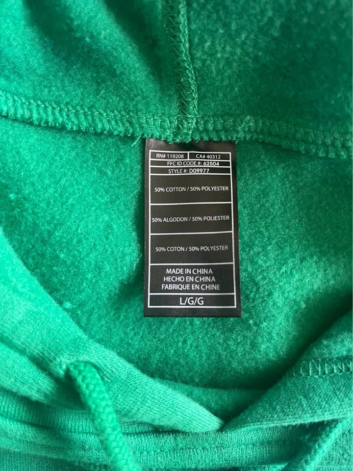 Reebok Saskatchewan Roughriders Green Hoodie L - photo 4