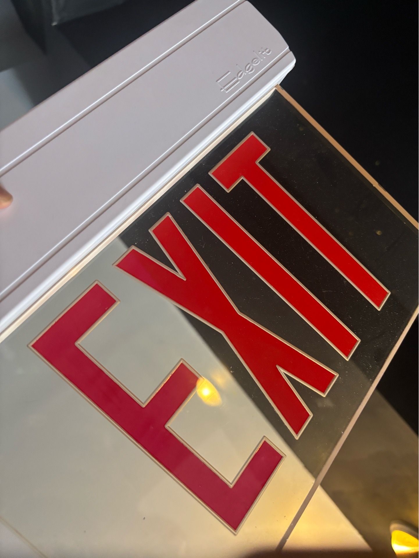 New Exit Sign