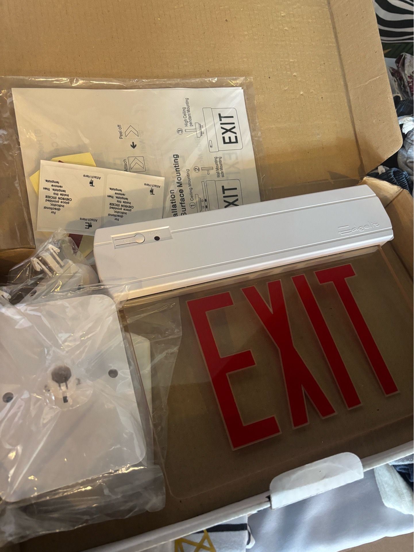 New Exit Sign - photo 2