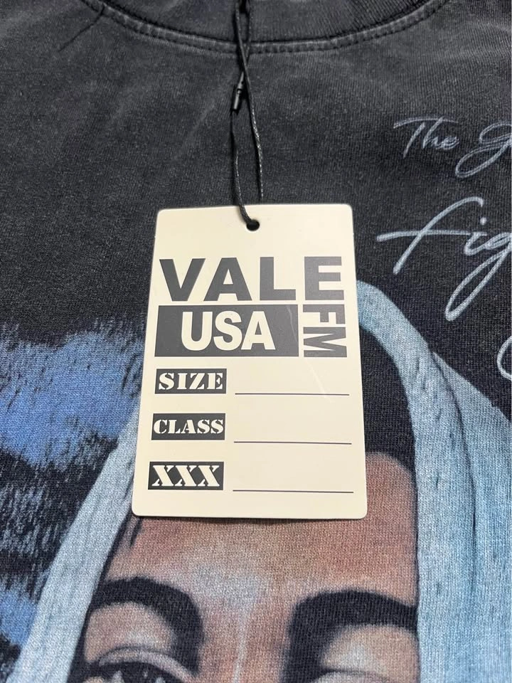Vale USA Muhammad Ali vs Jesus Graphic T-Shirt Medium - photo 2