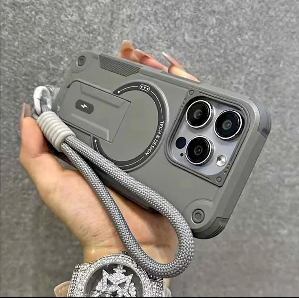 Rugged, Mag Safe Cases with Kickstand (Brand New)
