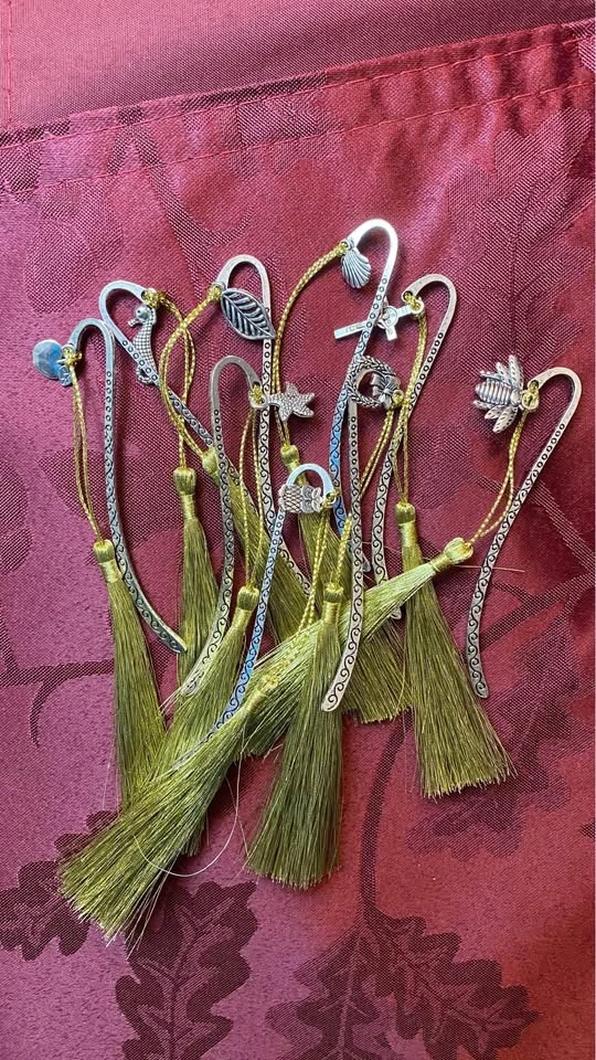 🧚🏻‍♀️Cute Bookmarks with Charm & Tassel - photo 2