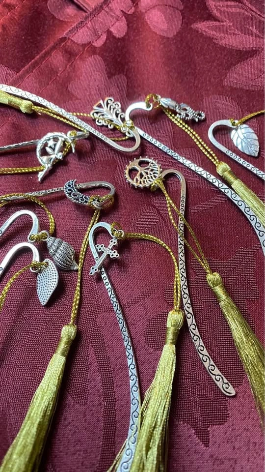 🧚🏻‍♀️Cute Bookmarks with Charm & Tassel - photo 3