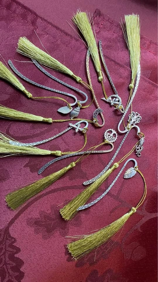 🧚🏻‍♀️Cute Bookmarks with Charm & Tassel - photo 4