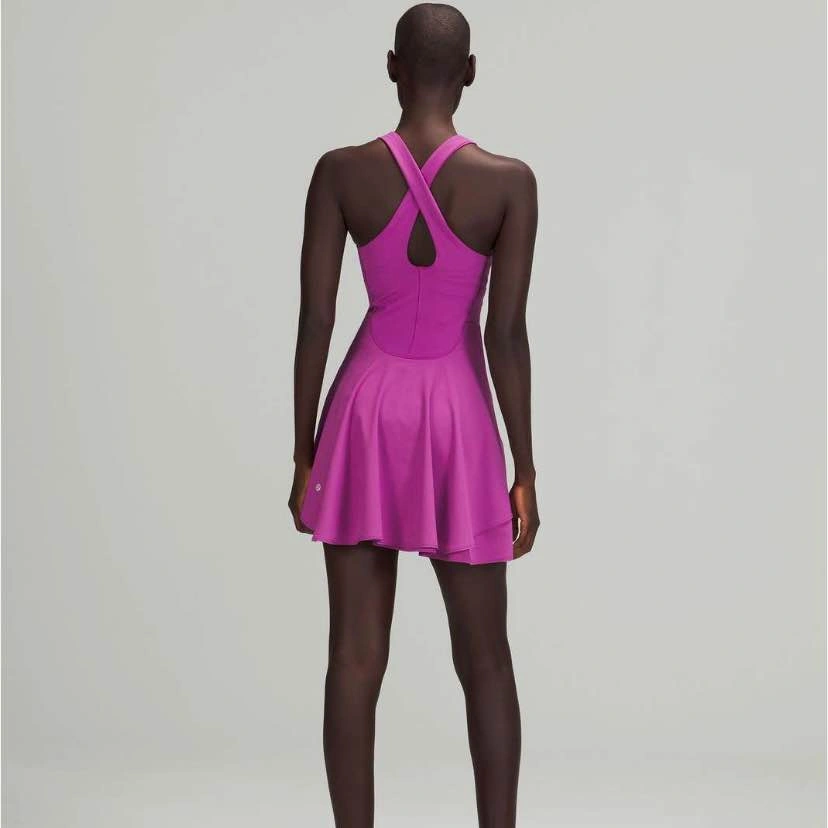 NWT Lululemon Court Crush Dress - Vivid Plum, Size 8 - photo 2