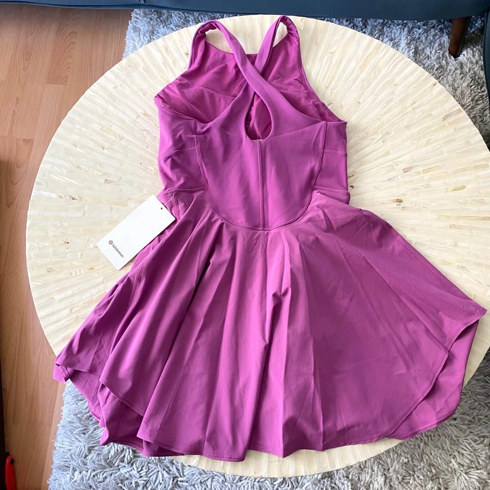 NWT Lululemon Court Crush Dress - Vivid Plum, Size 8 - photo 5