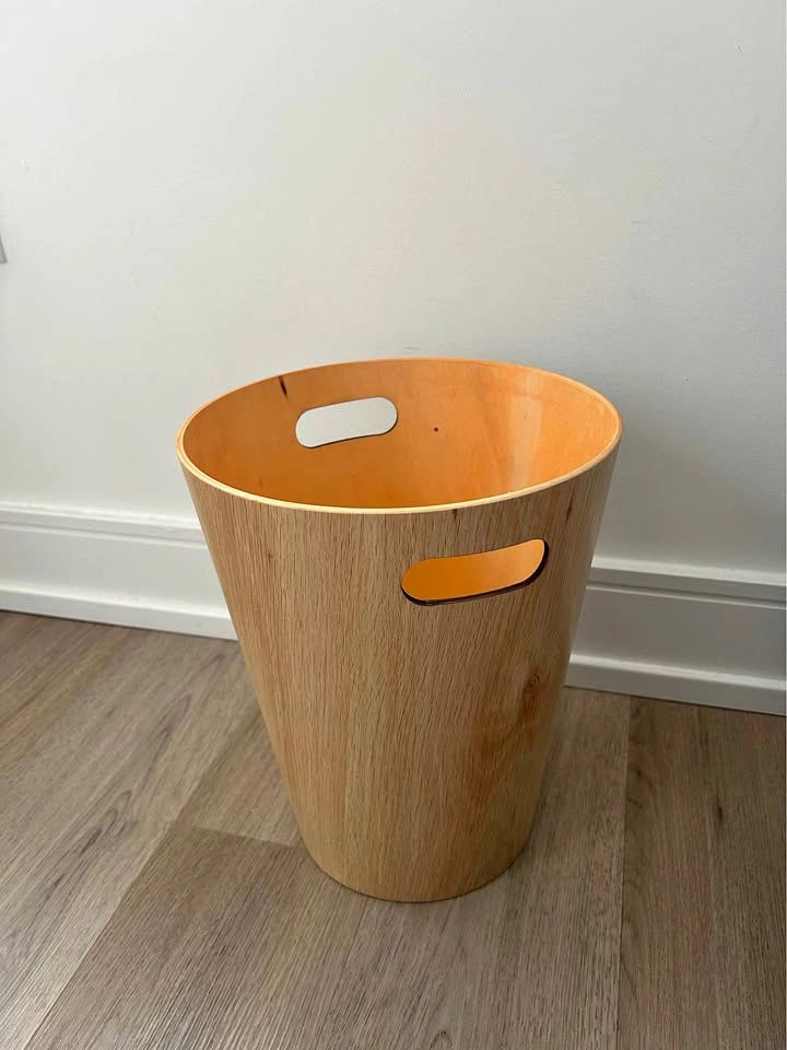 Wooden Trash Can / Bin