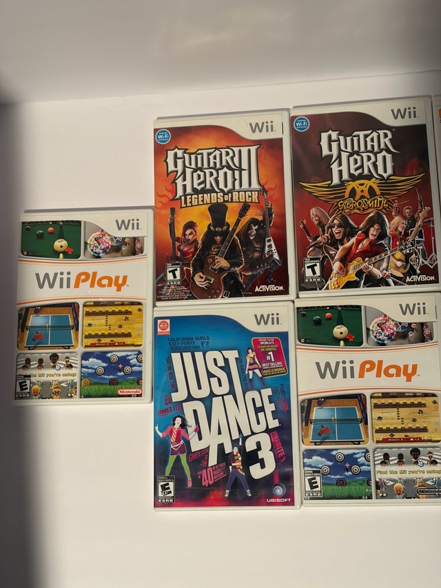 Wii Games - Wii Play (x2), Guitar Hero 3 & Aerosmith, Wii Fit, M - photo 2