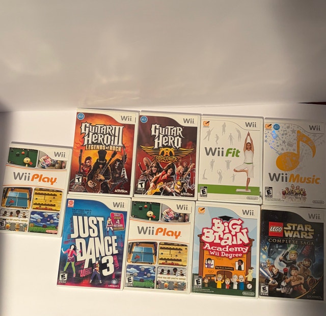 Wii Games - Wii Play (x2), Guitar Hero 3 & Aerosmith, Wii Fit, M - photo 3