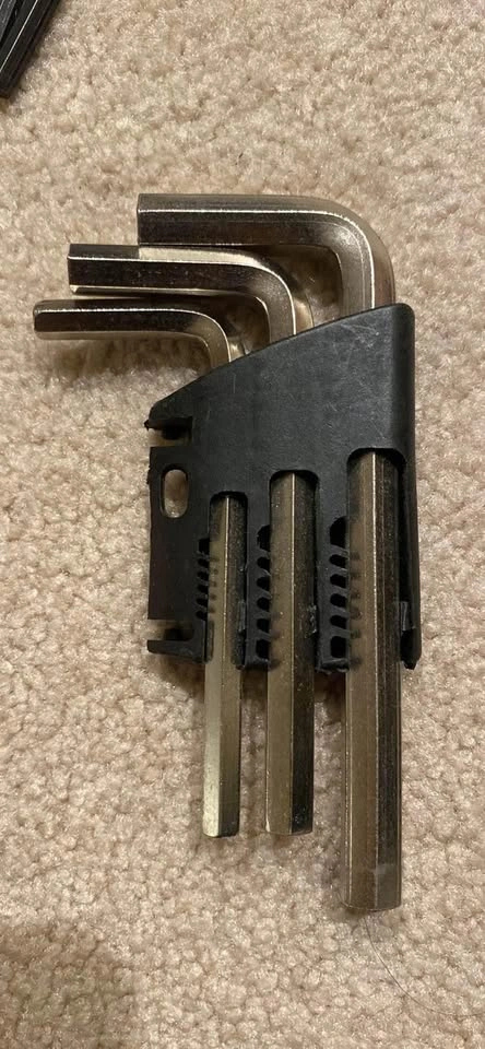 Allen Key 3 sizes 5/8 5/16 1/4 - photo 2