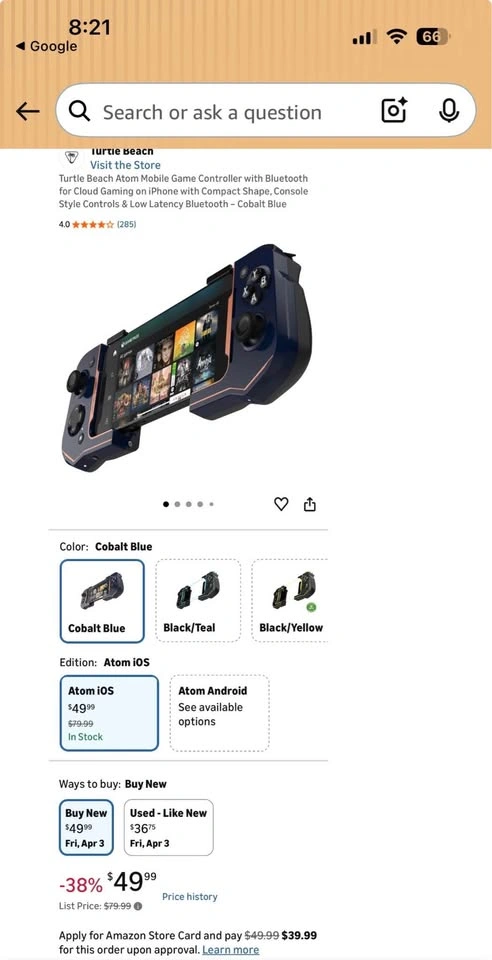 Game controller for iPhone - photo 3