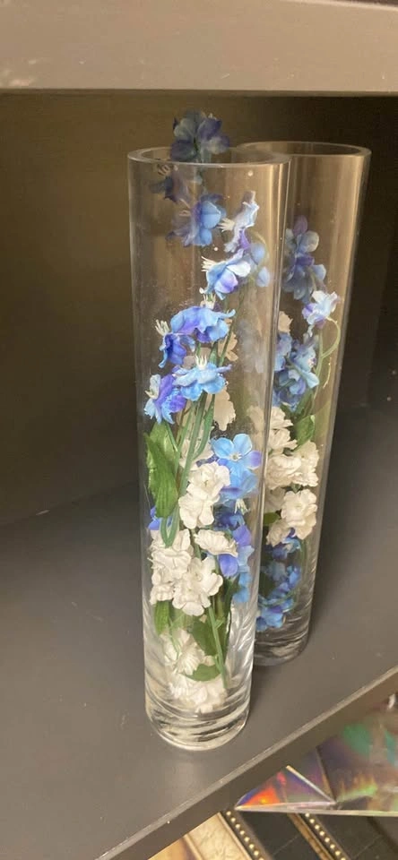 Two vase centre piece with removable flowers - photo 2