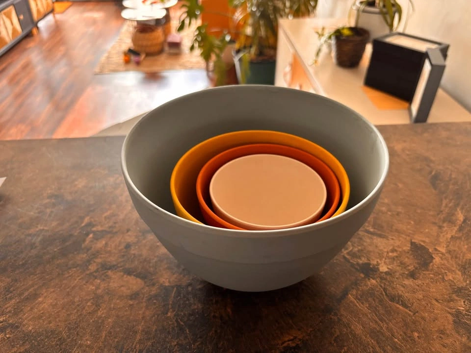 Bamboo Mixing Bowl Set - photo 2