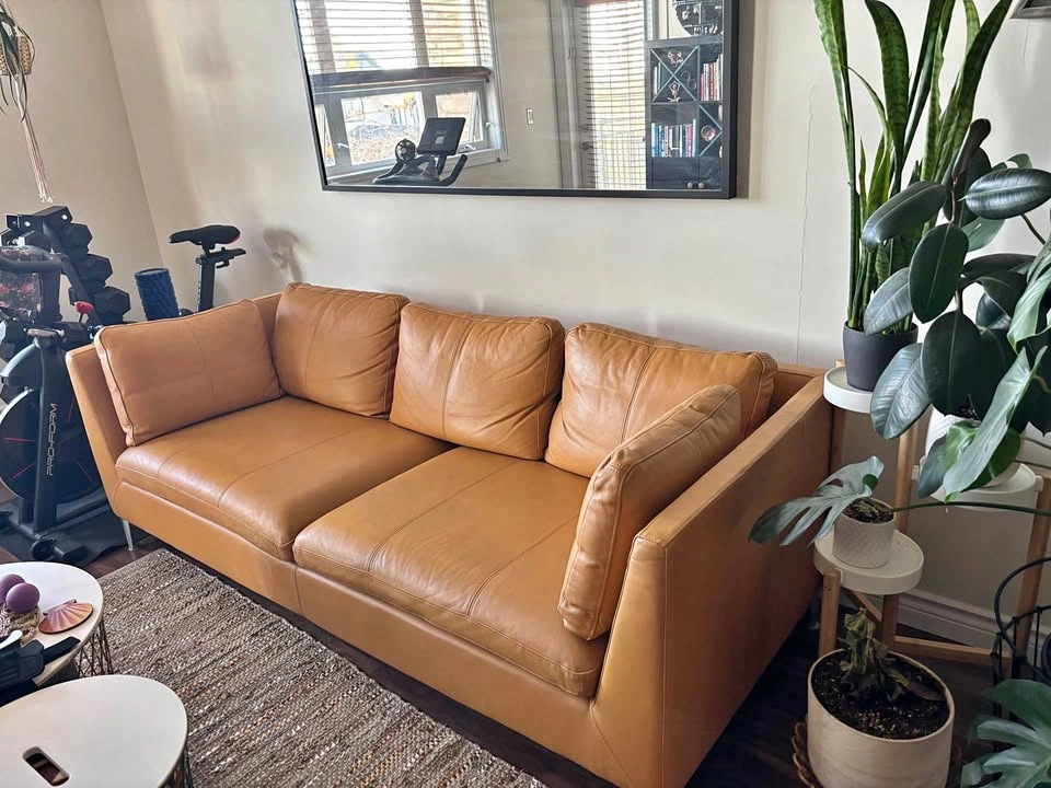 IKEA Stockholm Leather Couch