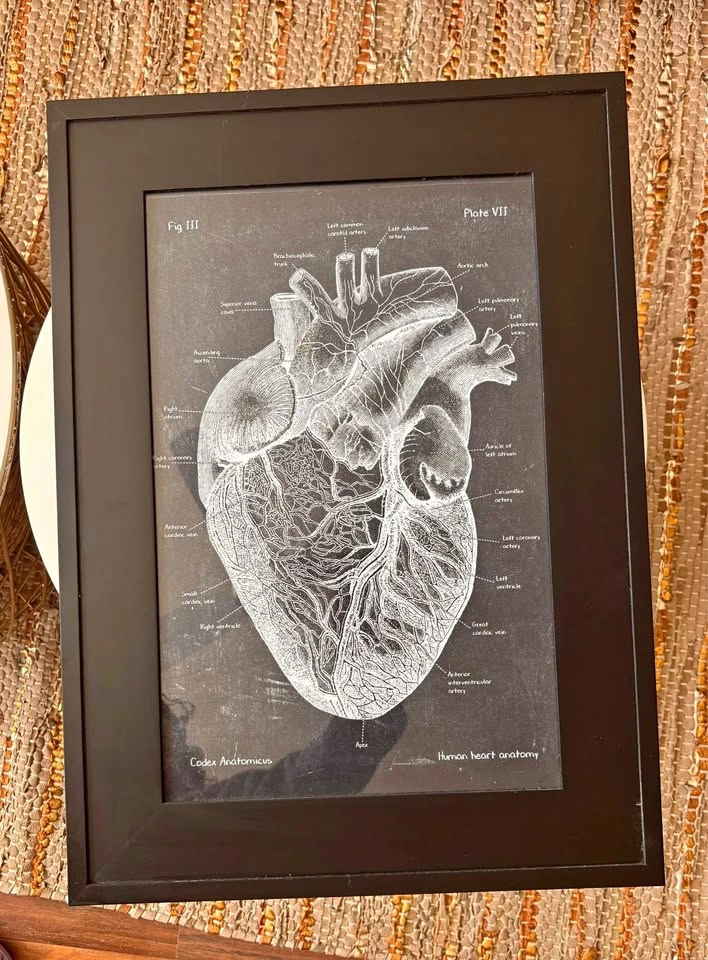Framed Heart Print