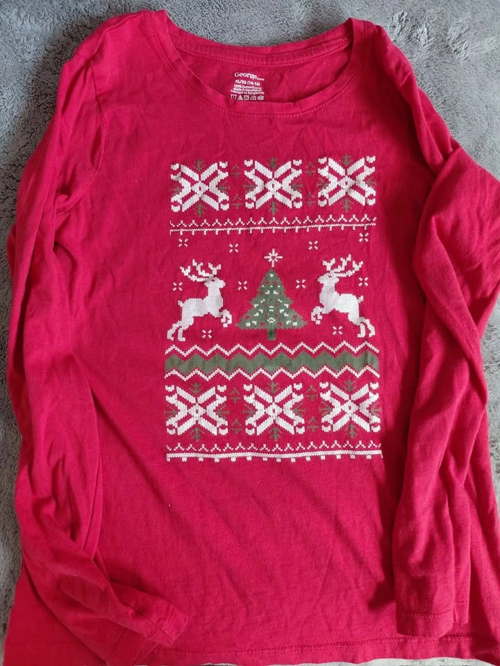 Set of 3 girls Christmas Sweaters/Long Sleeve - photo 3