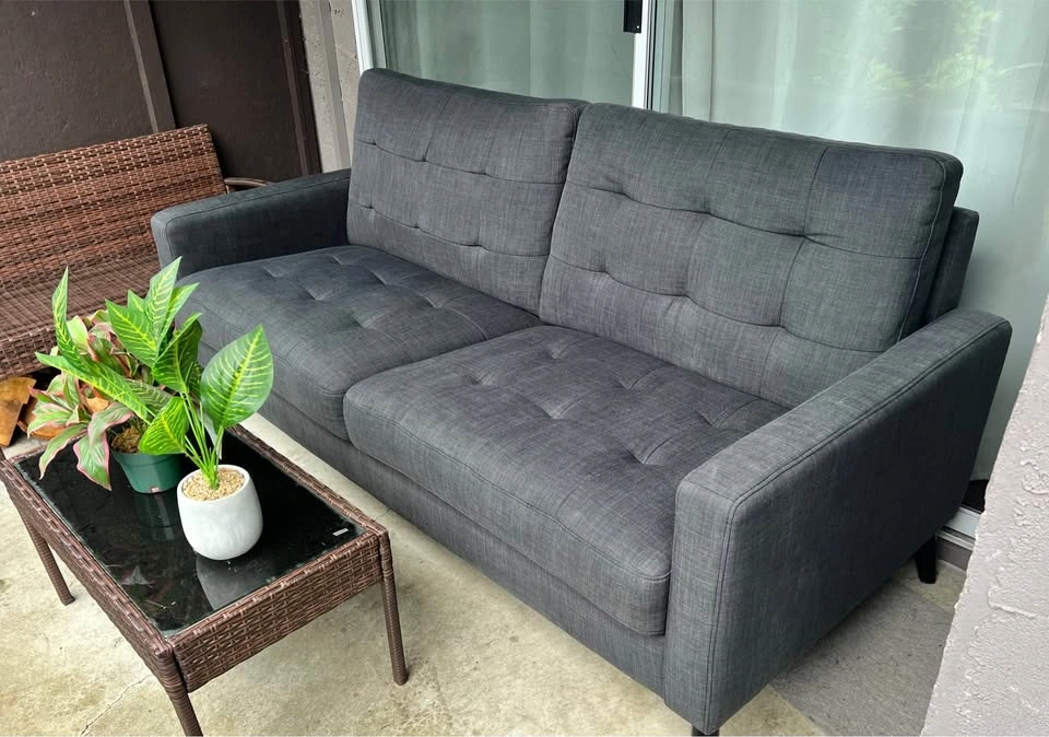 FREE DELIVERY 🚛 Urban Barn Grey Sofa Couch - photo 2