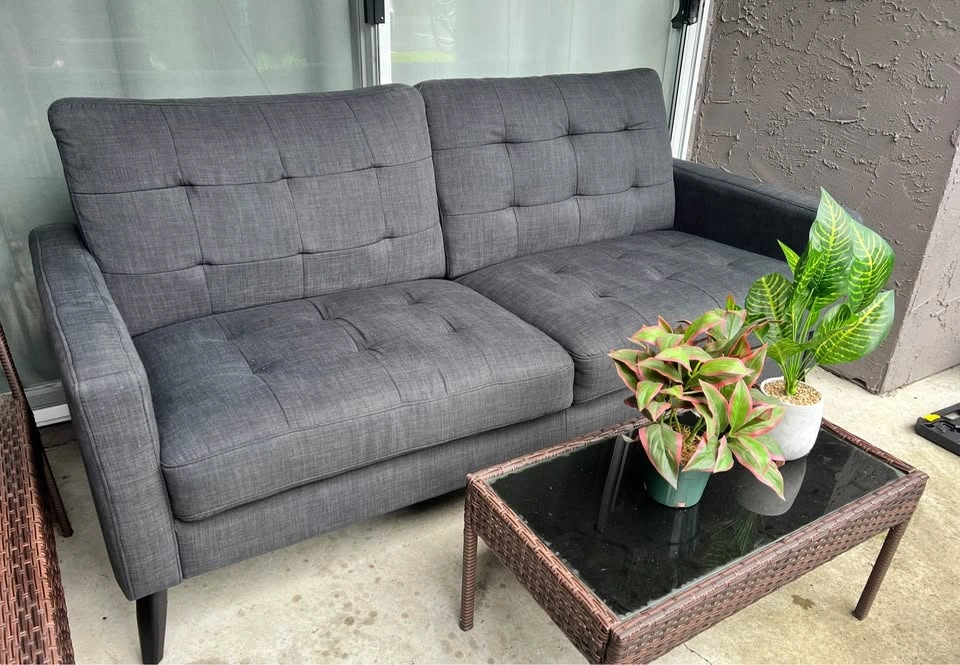 FREE DELIVERY 🚛 Urban Barn Grey Sofa Couch - photo 5