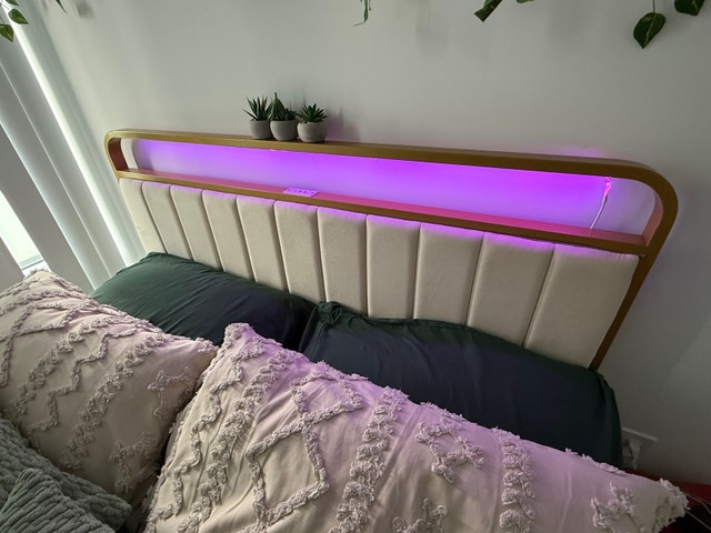 Full Size Bed Frame and Mattress - photo 3