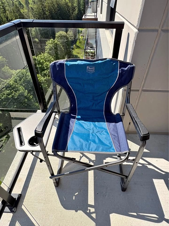 Timber Ridge Folding Director's Chair w/ Side Table