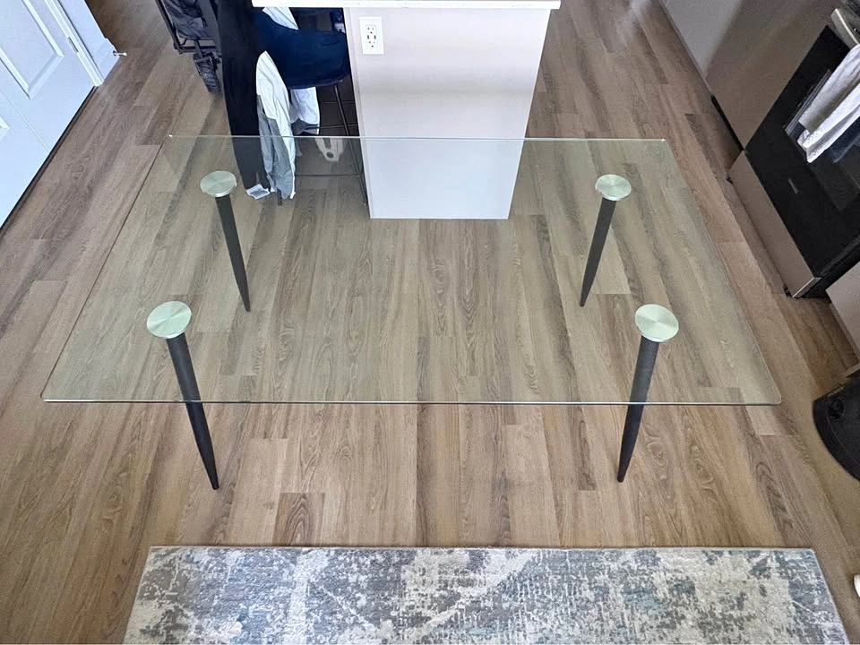Modern Glass Dining Table