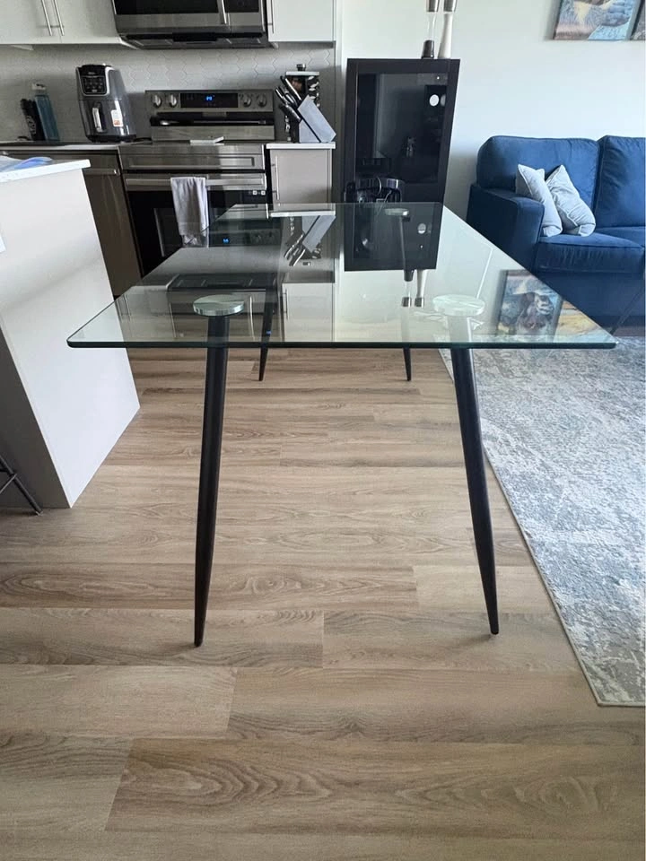 Modern Glass Dining Table - photo 3