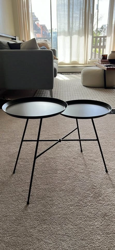 Black Metal Accent Table (From EQ3) - photo 2