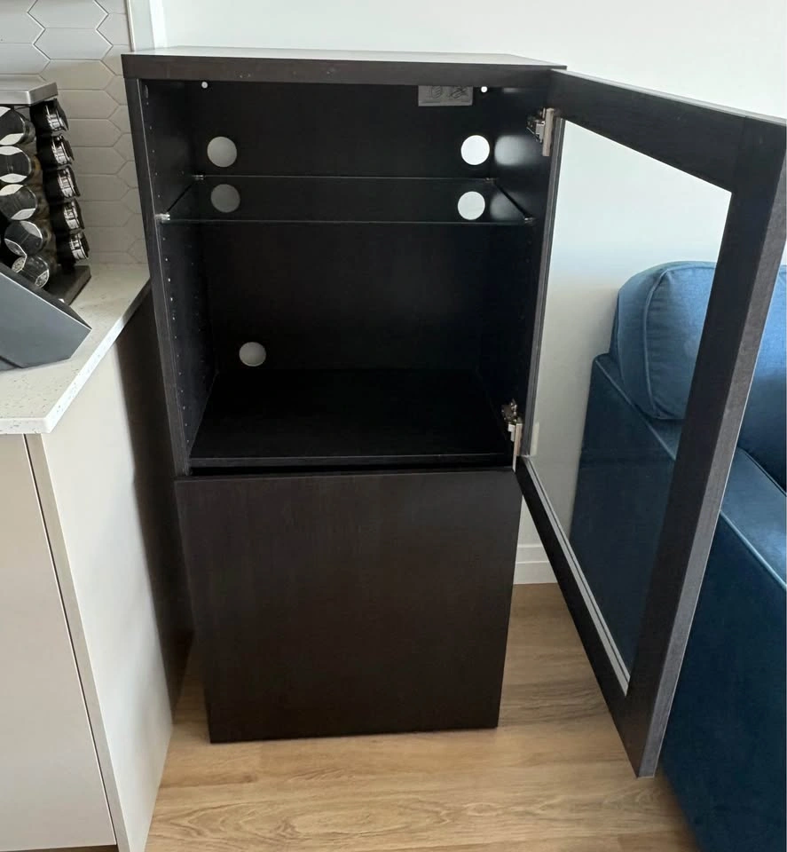IKEA BESTA Storage Cabinet with Glass Door - photo 2