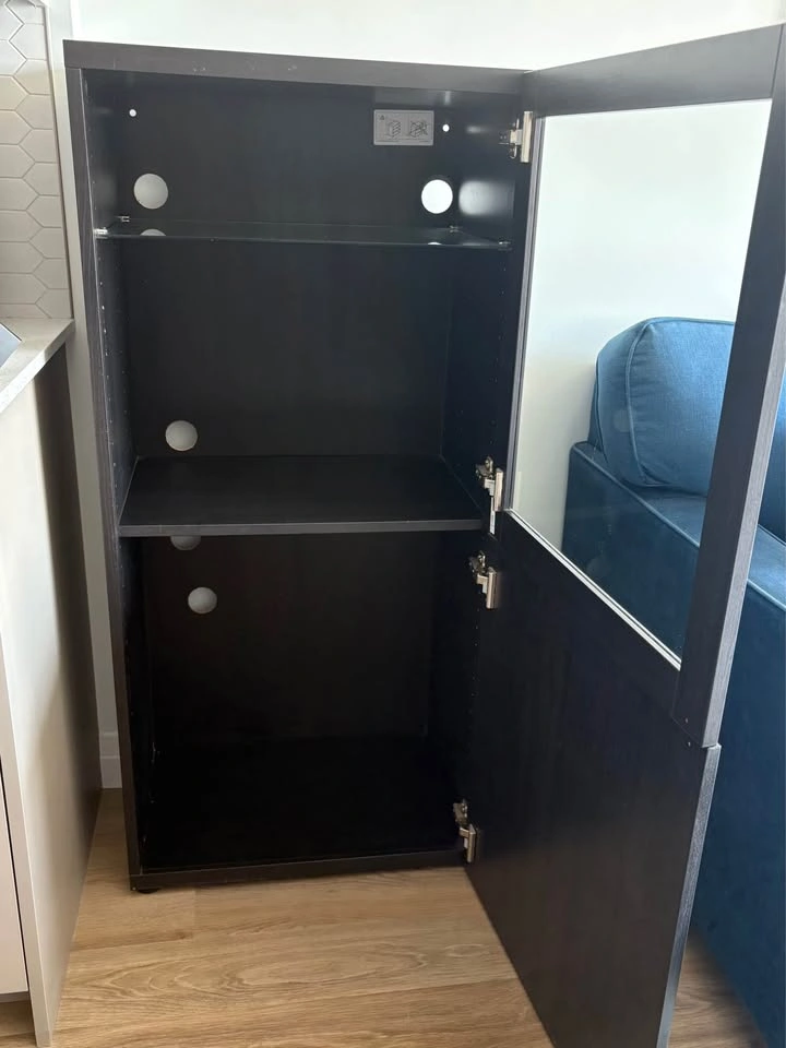 IKEA BESTA Storage Cabinet with Glass Door - photo 3