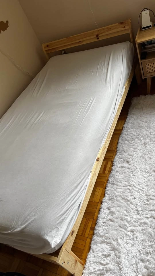 IKEA NEIDEN Twin Bed Frame + IKEA Mattress - photo 2