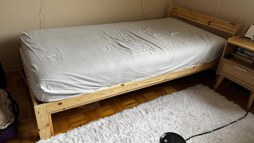 IKEA NEIDEN Twin Bed Frame + IKEA Mattress - photo 3