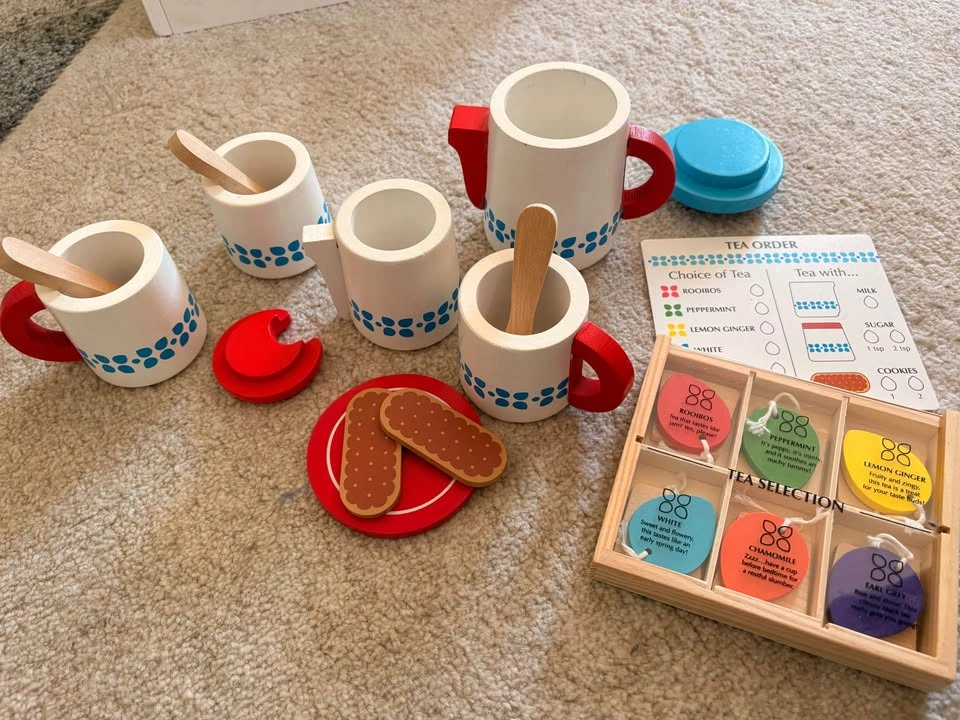 Melissa & Doug Wooden Tea Set - photo 2
