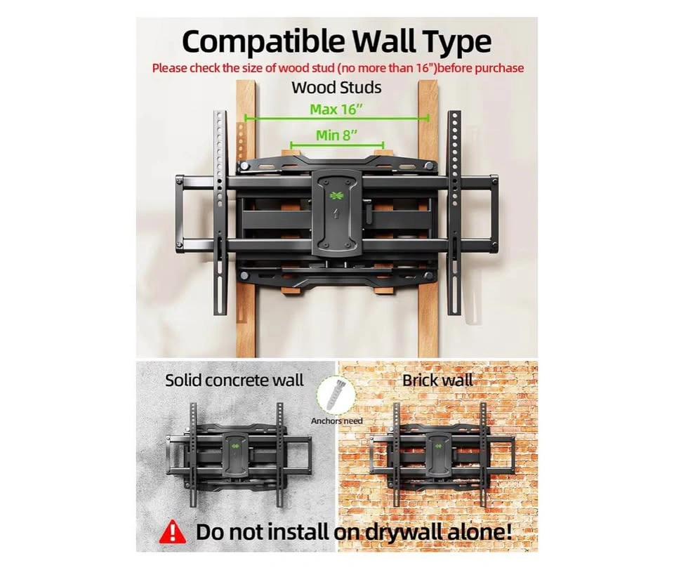 Full Motion TV Wall Mount (26" - 65") - Brand New - photo 3