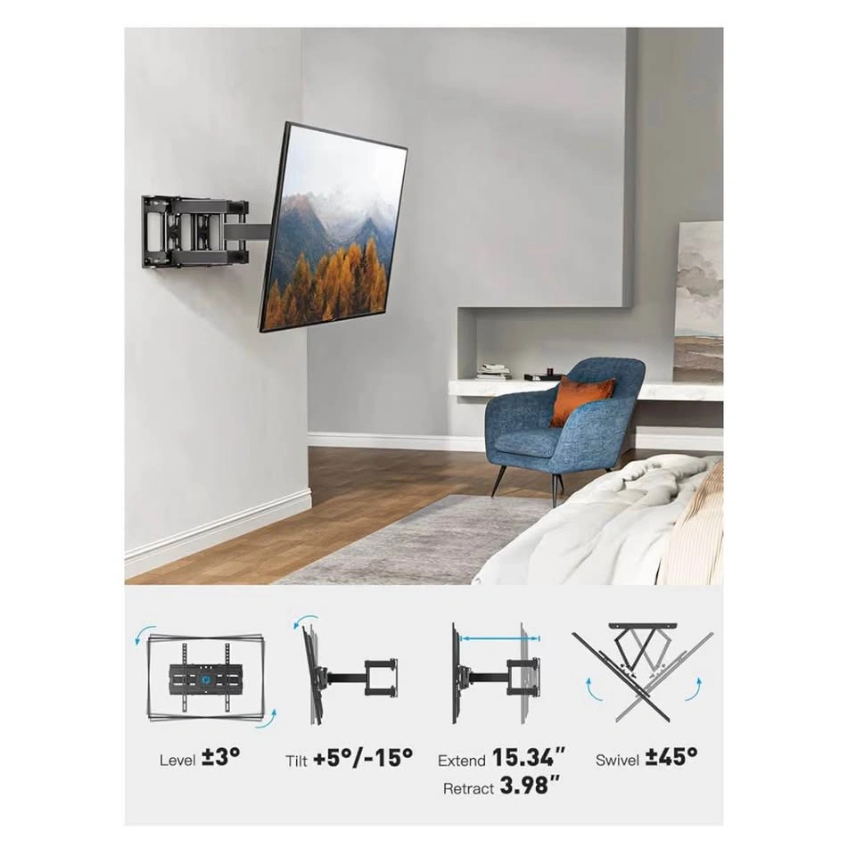 Brand New Full Motion TV Wall Mount (Fits 26 to 74 Inch TVs) - photo 5