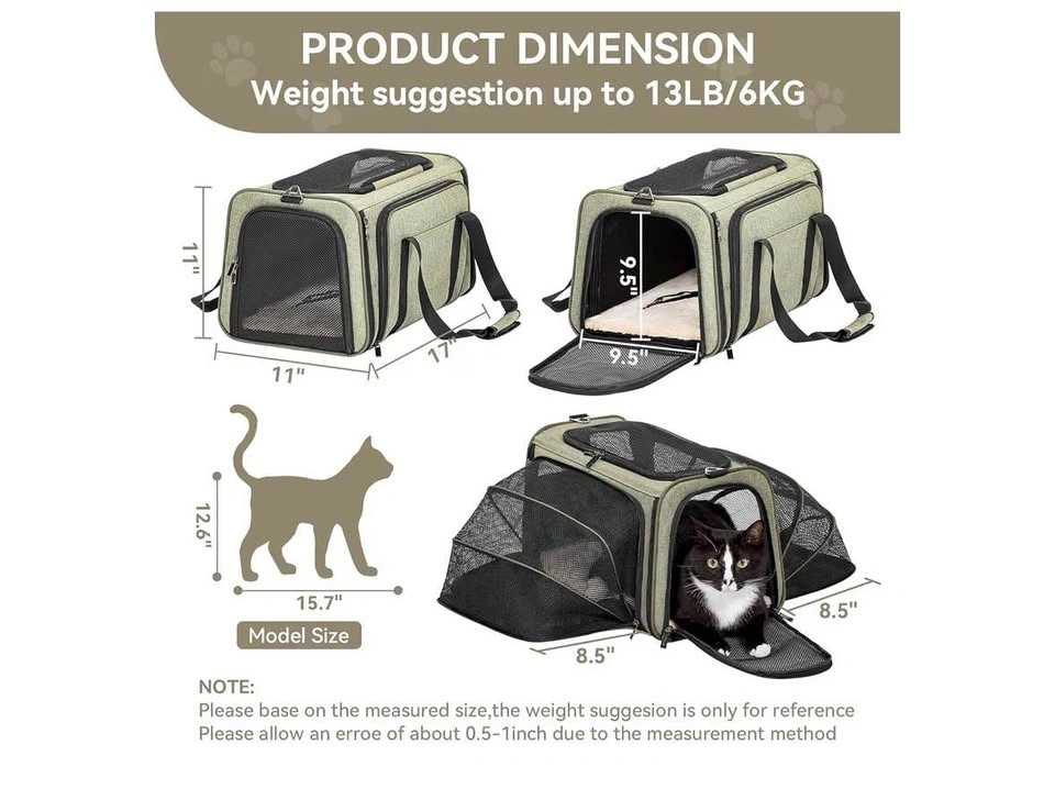 BNIB Airline Approved Expandable Pet Carrier - photo 4