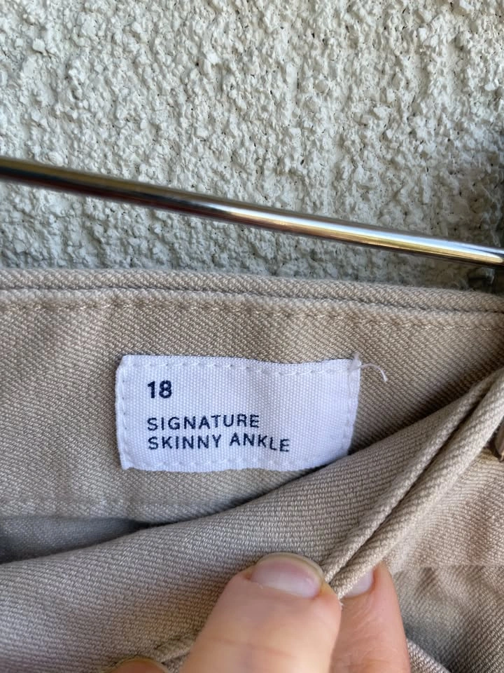GAP Skinny Ankle Cotton Pants - Size 18 - photo 4