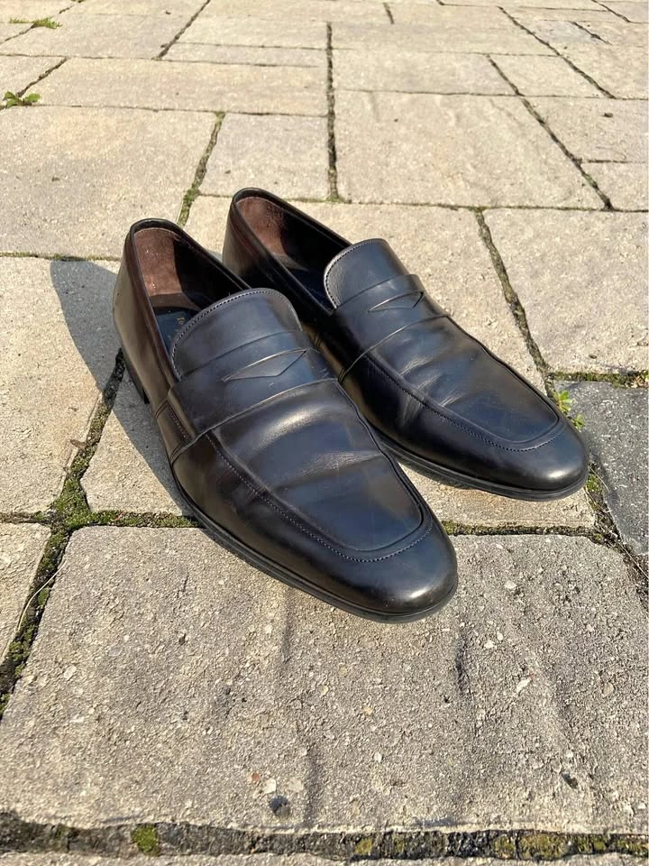 To Boot New York Adam Derrick Black Loafers Size 10 1/2