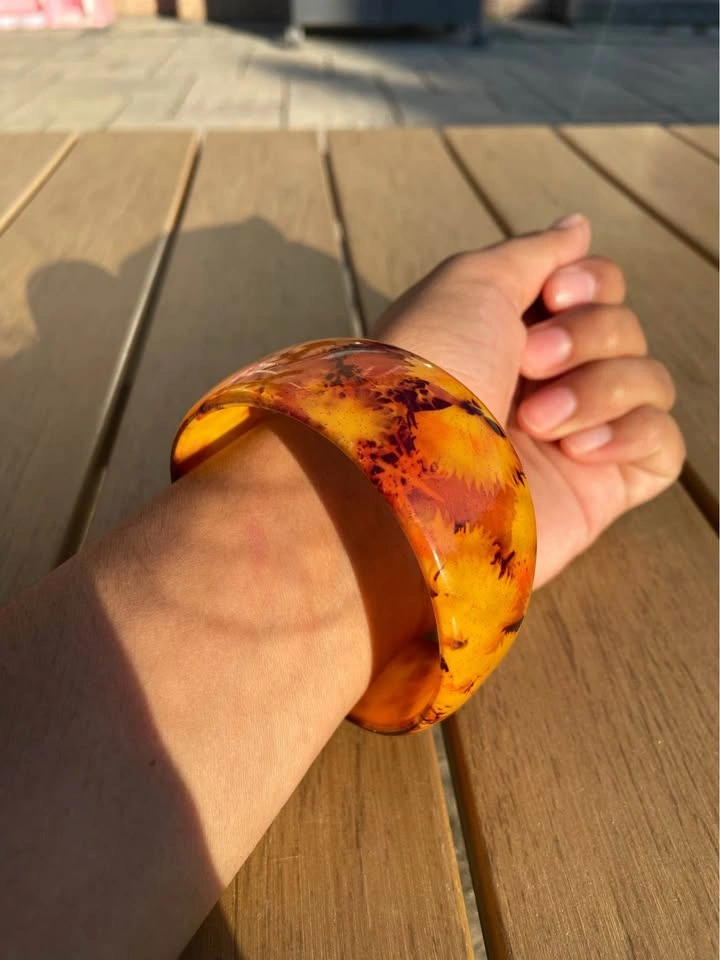 Large Plastic Resin Bangles/Bracelets Jewelry - photo 3