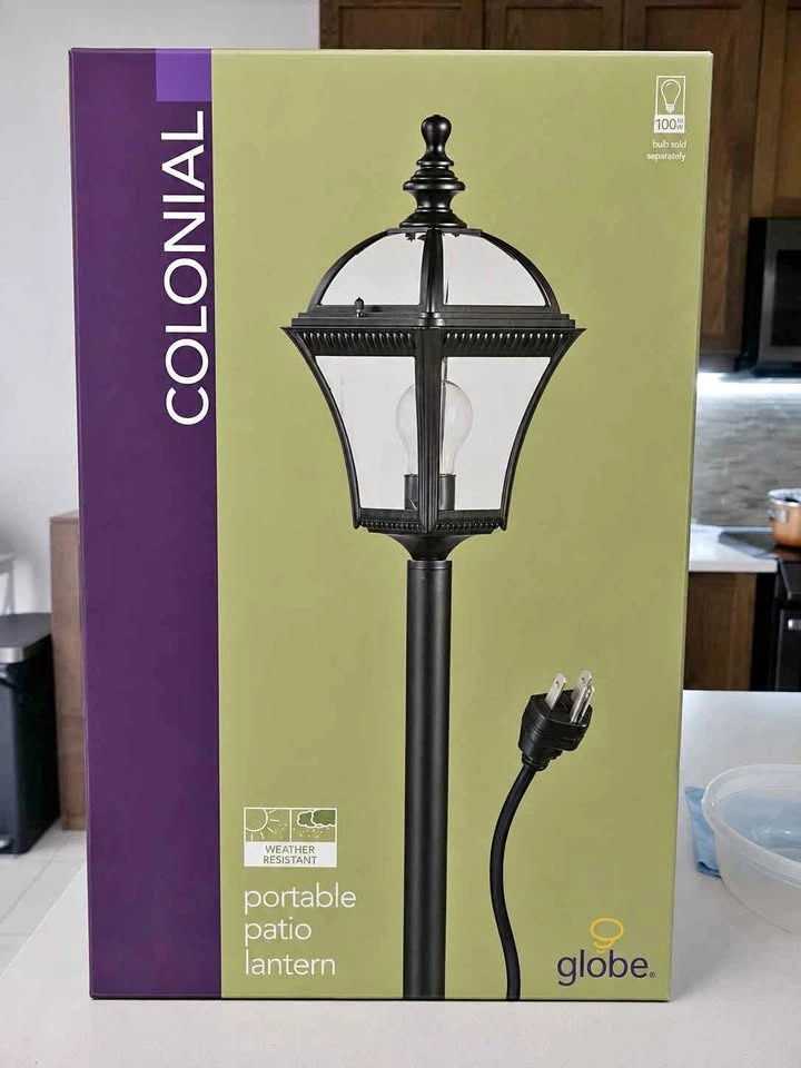 Colonial Portable Patio Lantern