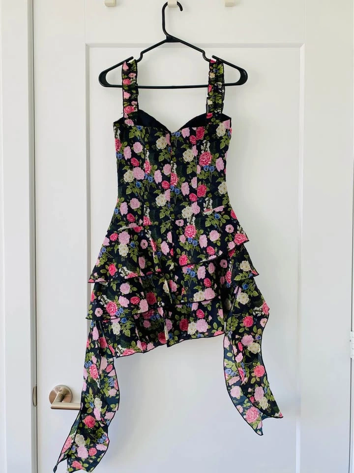 New Chiffon Mini Dress - Floral - XXS/XS - photo 4
