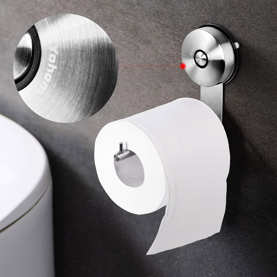 Suction Cup Toilet Paper Holder Bathroom - photo 2