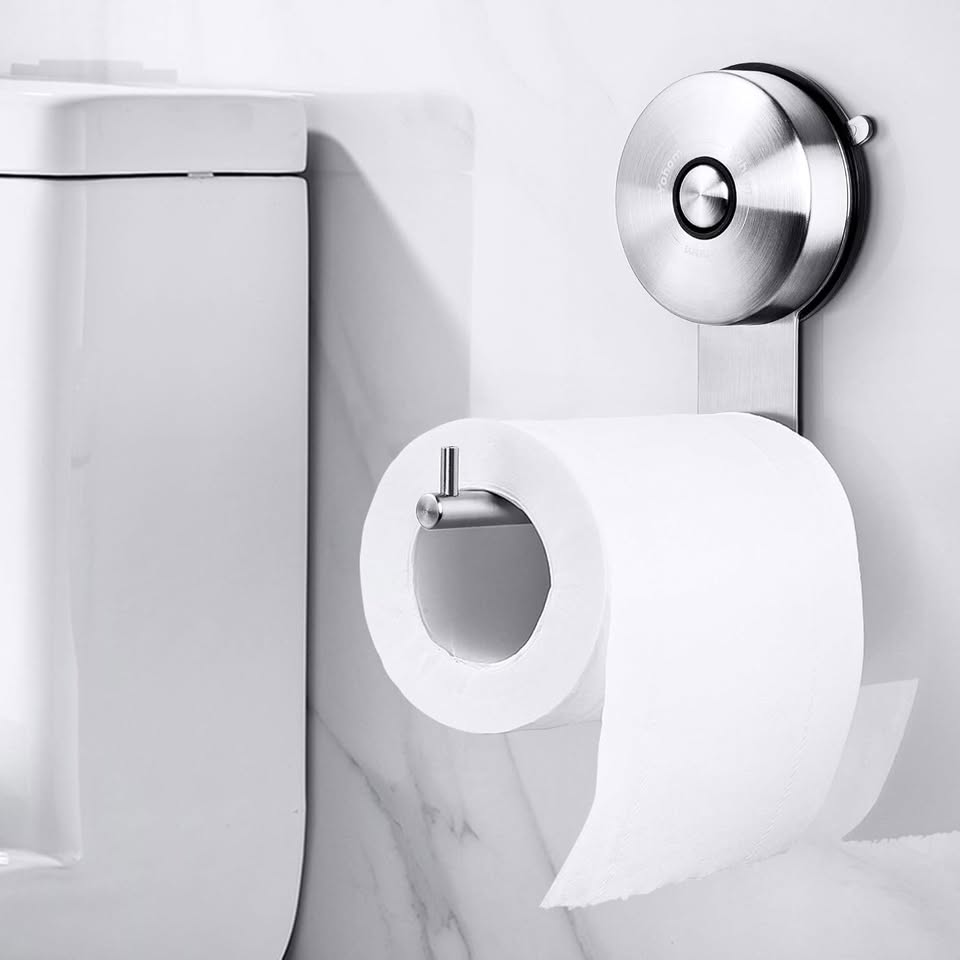 Suction Cup Toilet Paper Holder Bathroom - photo 4